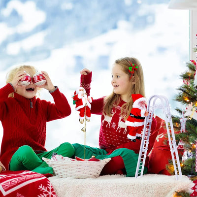 Electric Climbing Santa Claus Musical Toys