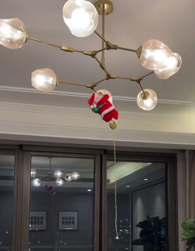 Electric Climbing Santa Claus Musical Toys